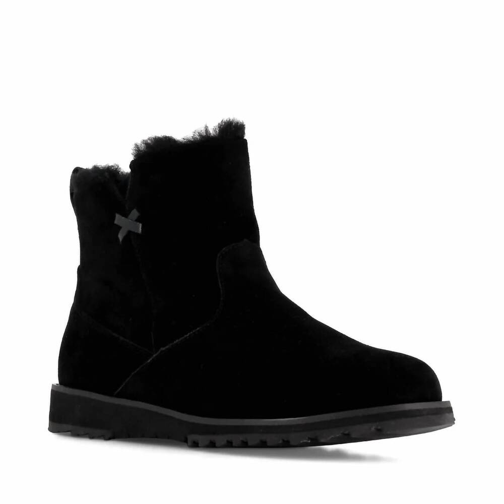 NEW EMU AUSTRALIA women's beach mini boots in black/noir